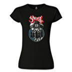 Ghost Siyah Kadın Tshirt