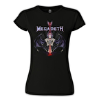 Megadeth - Vic 2 Siyah Kadın Tshirt