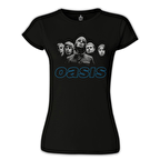 Oasis Siyah Kadın Tshirt
