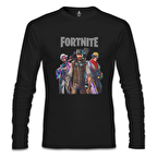 Fortnite - Weapons Siyah Erkek Sweatshirt