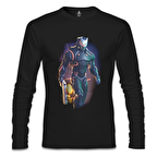 Fortnite - Firegun Siyah Erkek Sweatshirt