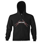 Metallica - Logo Siyah Erkek Kapşonlu