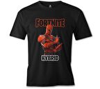 Fortnite - Hybrid Siyah Erkek Tshirt