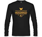 Muhammad Ali - Est. 1942 Siyah Erkek Sweatshirt