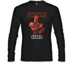 Fortnite - Hybrid Siyah Erkek Sweatshirt