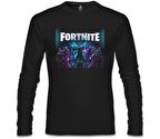 Fortnite - Season X Siyah Erkek Sweatshirt