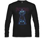 Fortnite - X Knight Siyah Erkek Sweatshirt