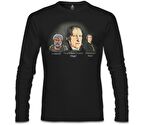 Hegel Aristo Kant  Siyah Erkek Sweatshirt