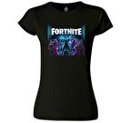 Fortnite - Season X Siyah Kadın Tshirt