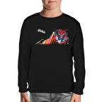 Judas Priest - Defenders of the Faith Siyah Çocuk Sweatshirt