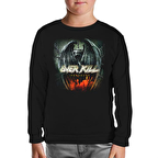 Overkill - Iron Bound Siyah Çocuk Sweatshirt