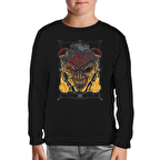 Slayer - Fire Siyah Çocuk Sweatshirt