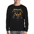 Metallica - Sticks Siyah Çocuk Sweatshirt