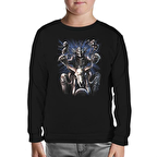 Motosiklet - Ride or Die Siyah Çocuk Sweatshirt