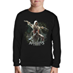 Assassin's Creed 3 Siyah Çocuk Sweatshirt
