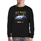 Old Bugs Siyah Çocuk Sweatshirt