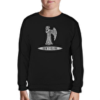 Doctor Who - Weeping Angels Siyah Çocuk Sweatshirt