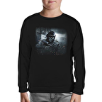 Call of Duty - Cod Ghosts Siyah Çocuk Sweatshirt