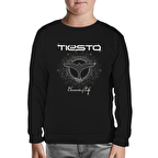 Dj Tiesto - Elements of Life Siyah Çocuk Sweatshirt