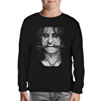 Alice Cooper Siyah Çocuk Sweatshirt