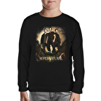 Supernatural Siyah Çocuk Sweatshirt