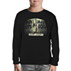 Walking Dead Siyah Çocuk Sweatshirt