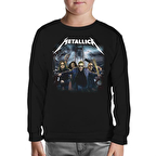 Metallica - İstanbul Siyah Çocuk Sweatshirt