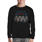 Assassin's Creed - Unity Siyah Çocuk Sweatshirt
