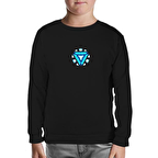 Arc Reactor 1 Siyah Çocuk Sweatshirt