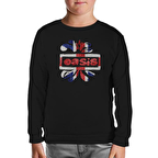 Oasis Logo Siyah Çocuk Sweatshirt
