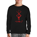 Berserk - Mark Siyah Çocuk Sweatshirt