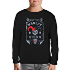 Harley Quinn - Sane Crazy Siyah Çocuk Sweatshirt