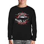 Supernatural - 67 Impala Siyah Çocuk Sweatshirt