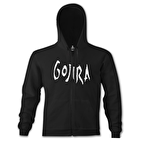 Gojira - Logo Siyah Erkek Kapşonlu