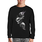 Smoky Heads Siyah Çocuk Sweatshirt