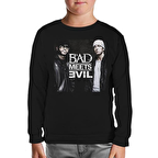 Bad Meets Evil Siyah Çocuk Sweatshirt