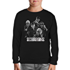 Scorpions - Group Siyah Çocuk Sweatshirt