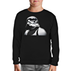 Star Wars - Stormtrooper 2 Siyah Çocuk Sweatshirt