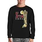 Led Zeppelin - Stairway to Heaven Siyah Çocuk Sweatshirt