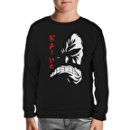 One Piece - Kaido Siyah Çocuk Sweatshirt