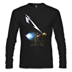 Metallica - James Light Siyah Erkek Sweatshirt