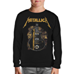 Metallica - Guitar in Sand Siyah Çocuk Sweatshirt