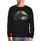 Black Panther Siyah Çocuk Sweatshirt