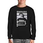 Eminem - Detroit Siyah Çocuk Sweatshirt