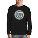 Matematik - Pi 5 Siyah Çocuk Sweatshirt