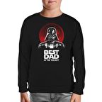Star Wars - Best Dad Siyah Çocuk Sweatshirt