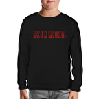 Bold Pilot Siyah Çocuk Sweatshirt