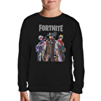 Fortnite - Weapons Siyah Çocuk Sweatshirt