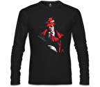 Hellsing - Alucard Siyah Erkek Sweatshirt