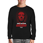 House of Cards - One Nation Siyah Çocuk Sweatshirt